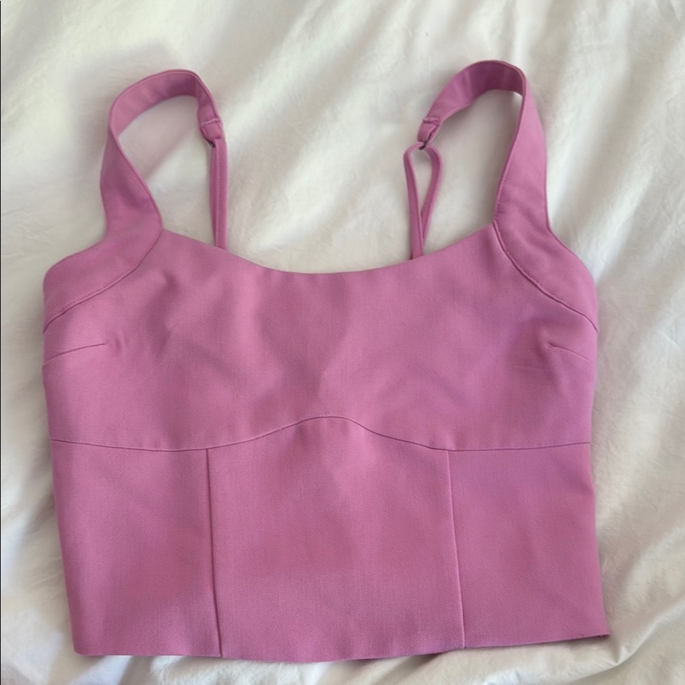 Abercrombie Pink Crop Top